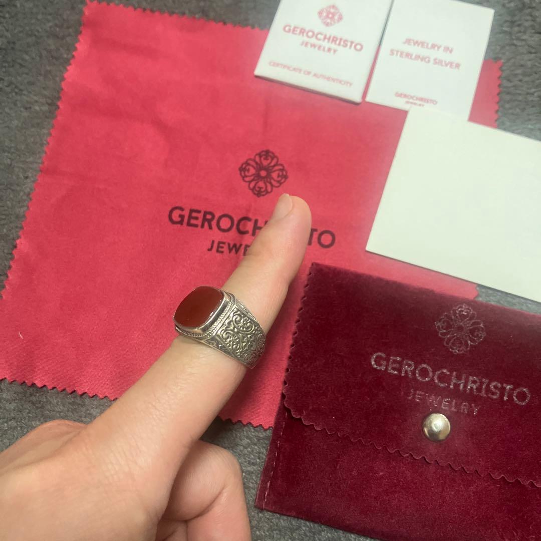 ジェロクリスト　Gerochristo リング　指輪　赤　レッド　0707