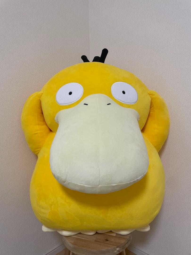等身大コダックぬいぐるみ ポケモン」コダックの等身大ぬいぐるみがポケセンオンラインで受注開始
