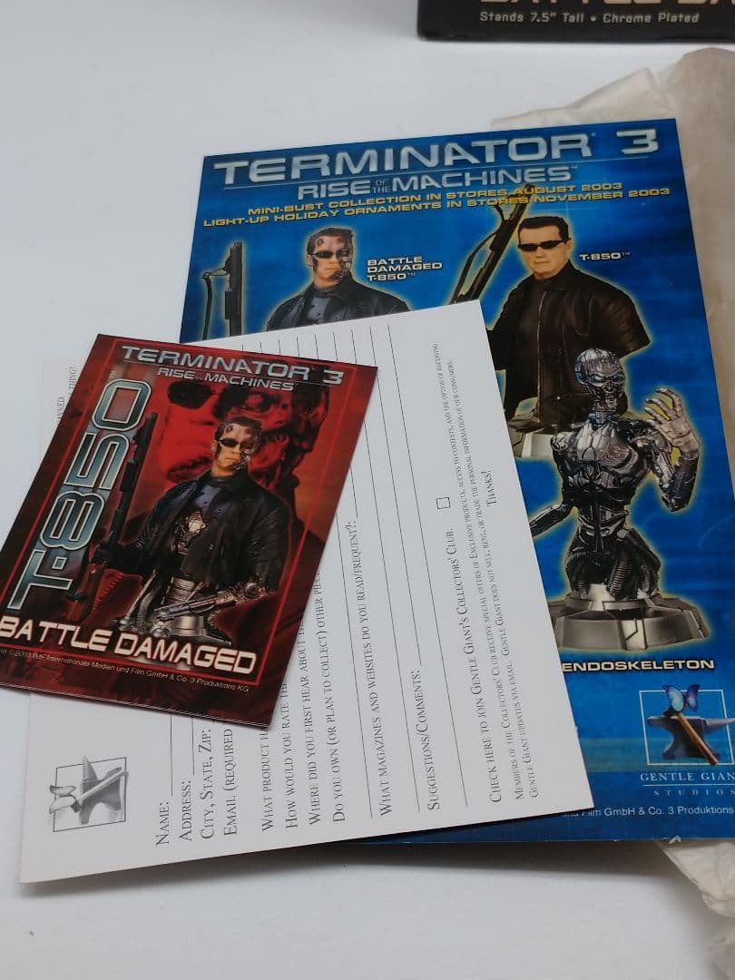 ジェントルジャイアント ターミネーター3 T-850 バトルダメージバスト