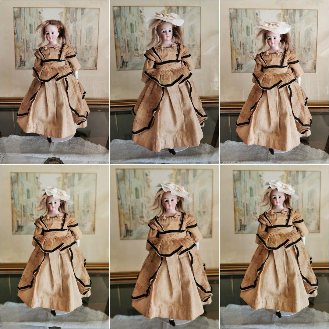 アンティーク シモンハルビック ファッションビスクドール 陶器手脚