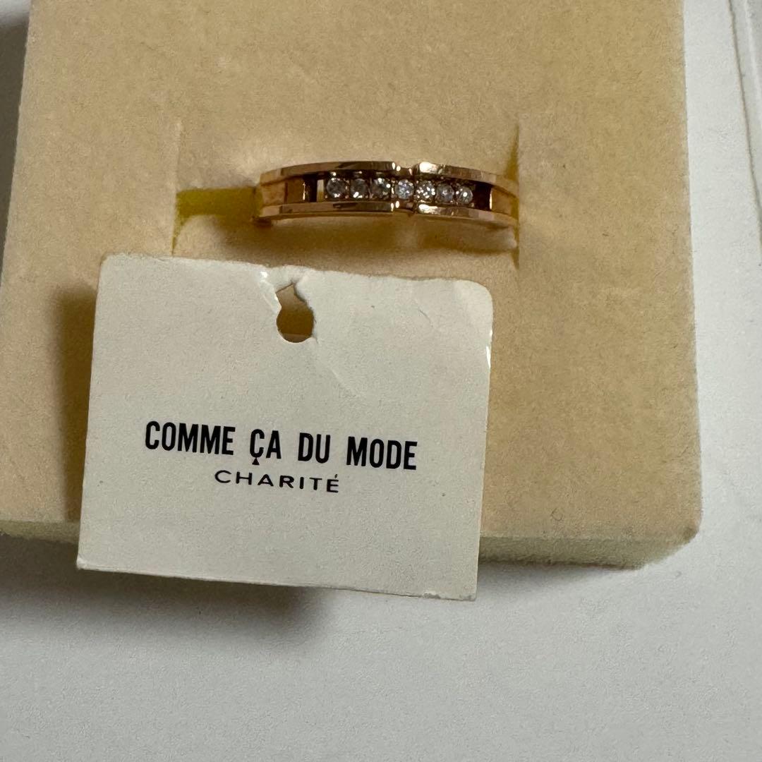 COMME CA DU MODE K10PG ダイヤ リング #7