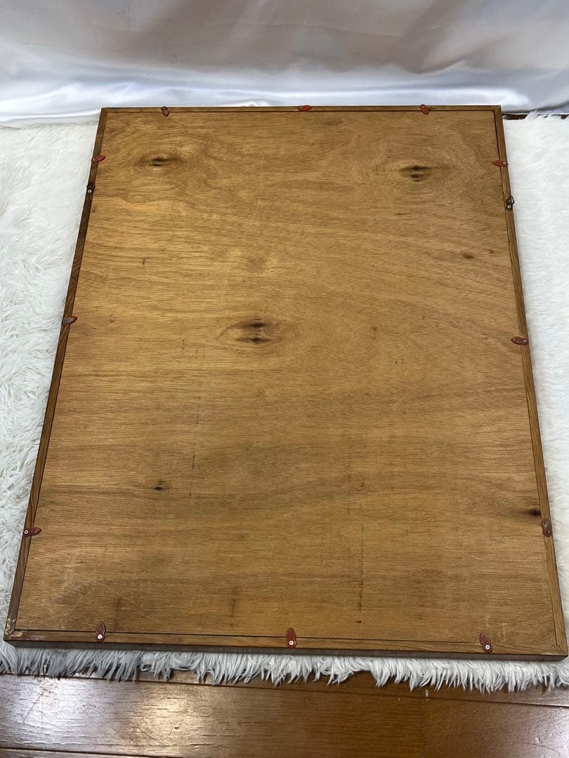 額入り61.0cm 立体壁掛け 仔猫達 （立体画）1154