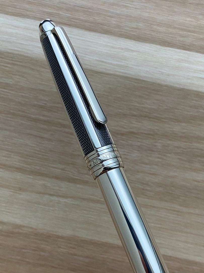 プラチナ万年筆 18K W.G 万年筆 細字 シルバー✕グリーン軸 廃盤