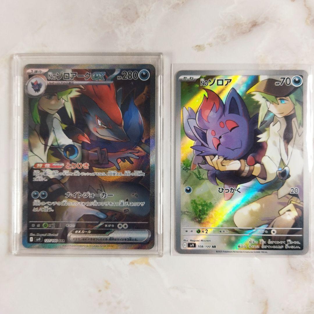 Nのゾロアークex SAR Nのゾロア AR アートレア 2枚セット