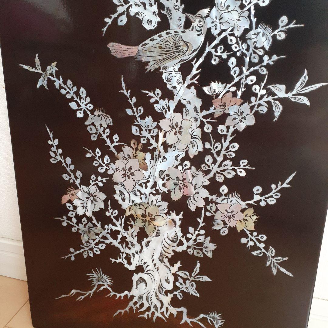 AIchemyです　螺鈿細工 骨董品 古美術 工芸品 壁掛絵画