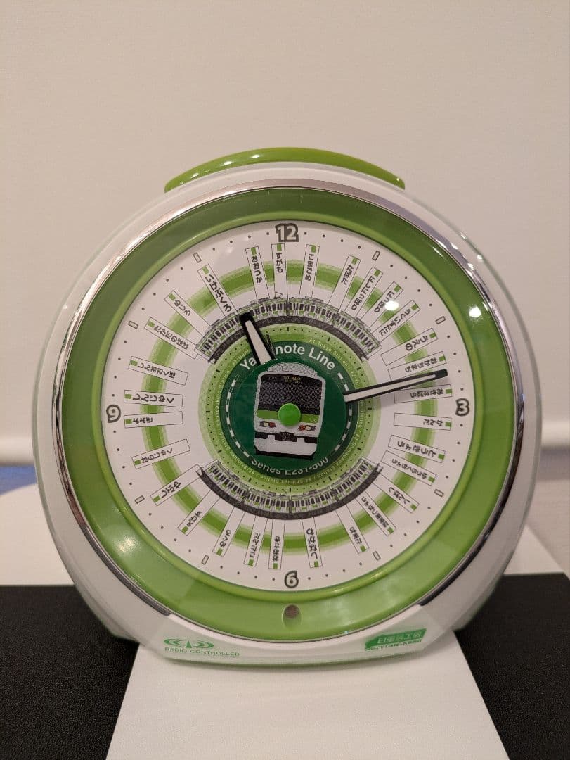 レア】 日車夢工房 山手線 電波 目覚まし時計 日車夢工房 山手線