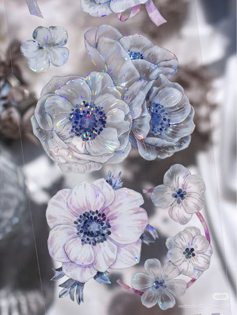 时间格子《绯云摇梦》海外マスキングテープ　マステ 【2388】