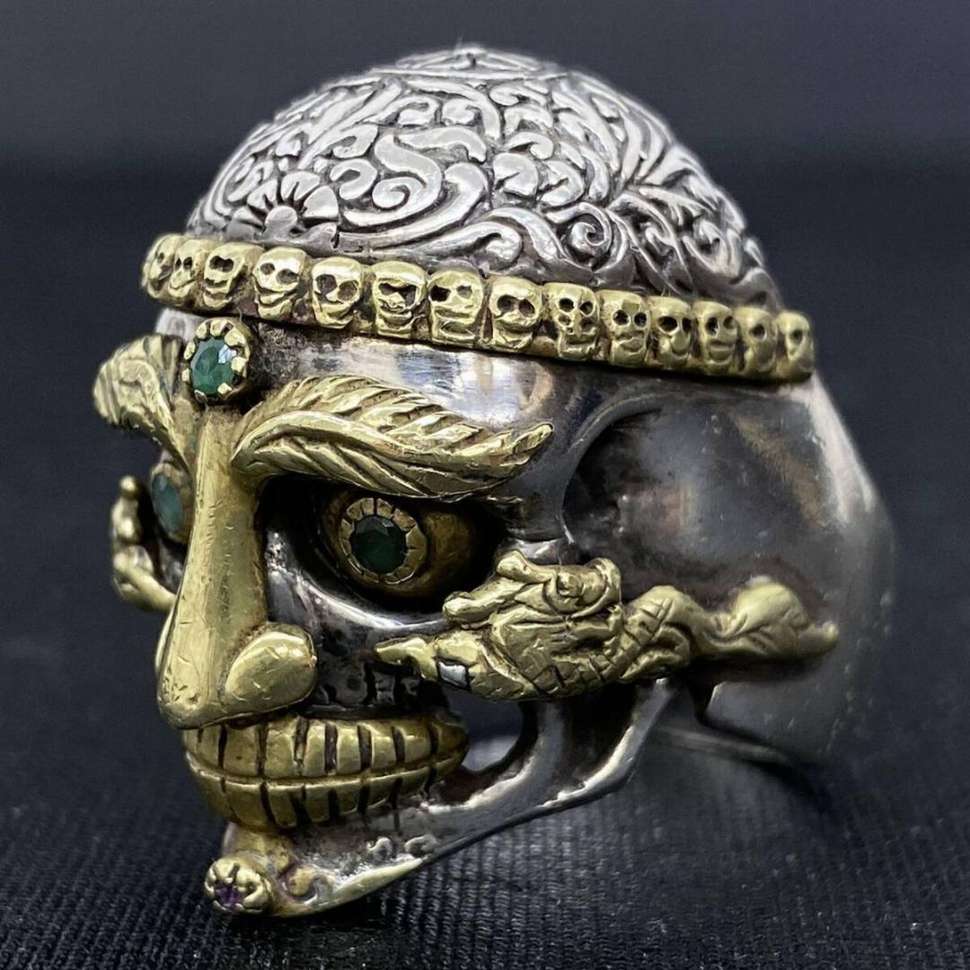 ZOCALO Tibetan Monk Skull Ring 24号