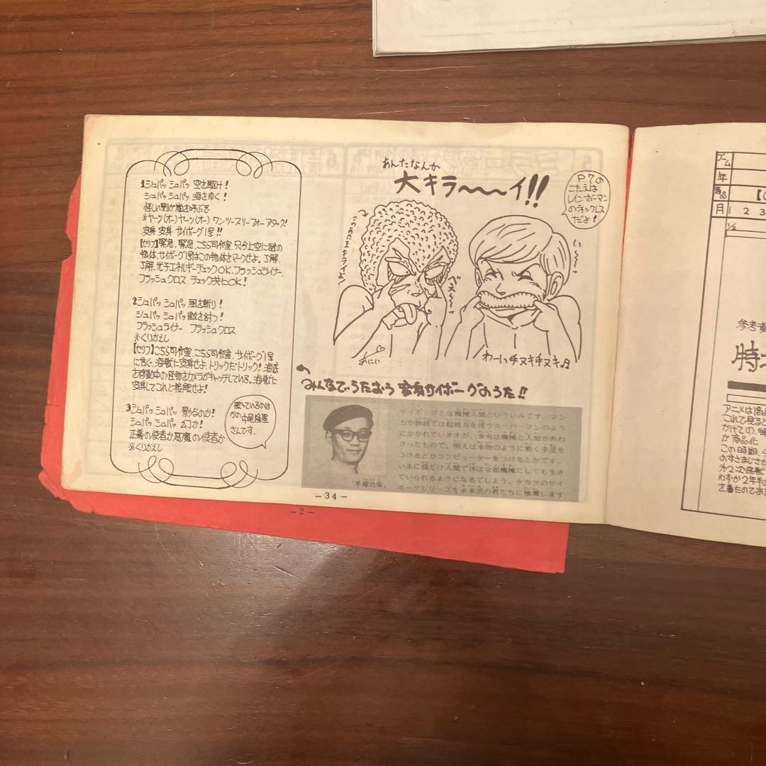 80年代のタカラ製変身サイボーグに関するファンジン3冊セット
