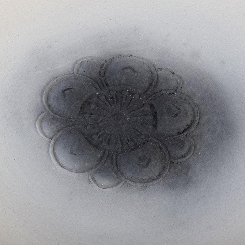 深草焼 染付 四ッ盃 明治期 時代箱 N R9296