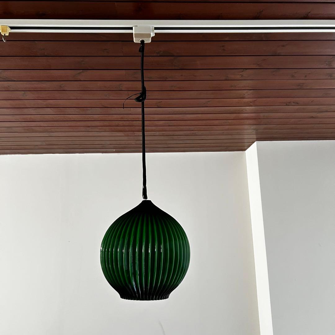 昭和レトロ ペンダントライト レトロポップ グリーン