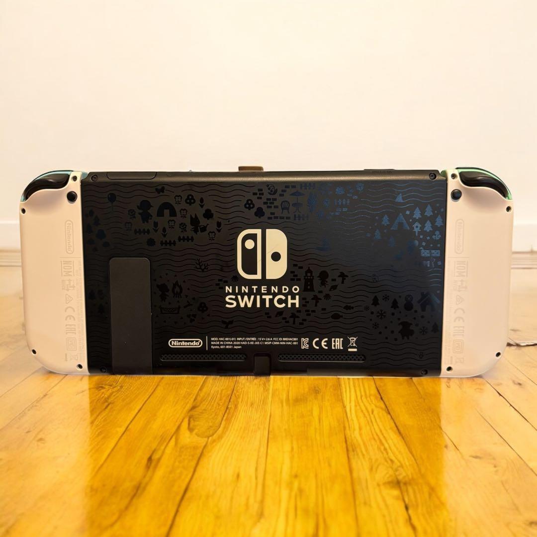 【超美品】あつ森デザイン Switch 本体 初期化済 ニンテンドースイッチ
