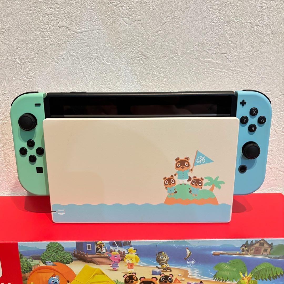 【超美品】あつ森デザイン Switch 本体 初期化済 ニンテンドースイッチ