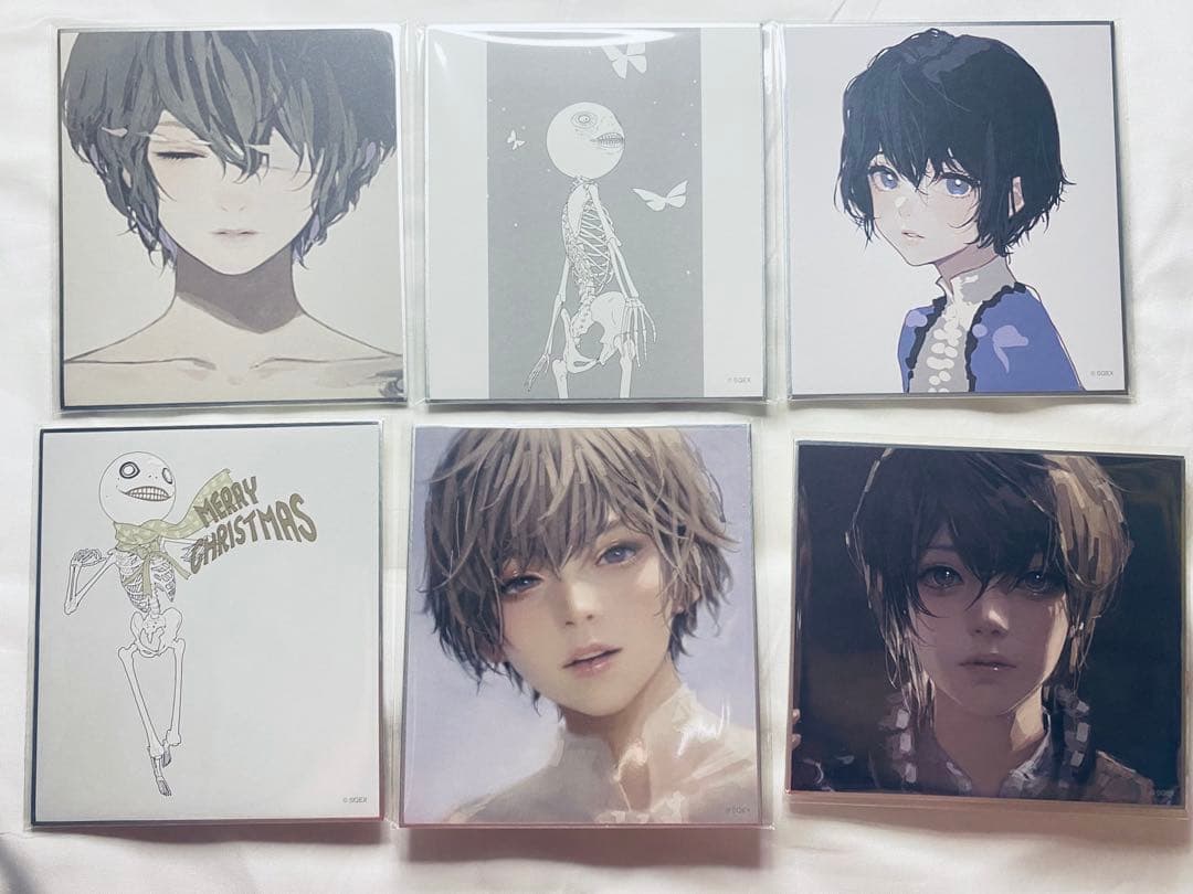 NieR レプリカント 15周年 消セナイ記録 展覧 エミール ミニ色紙 6点