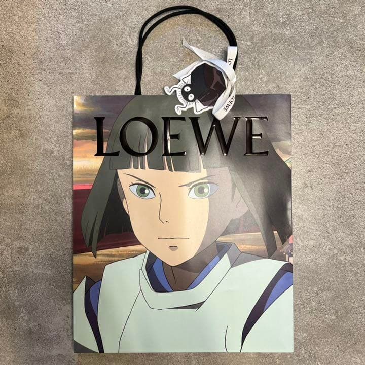 ロエベ×千と千尋の神隠し ハク ショッパー 紙袋 LOEWE 希少・限定