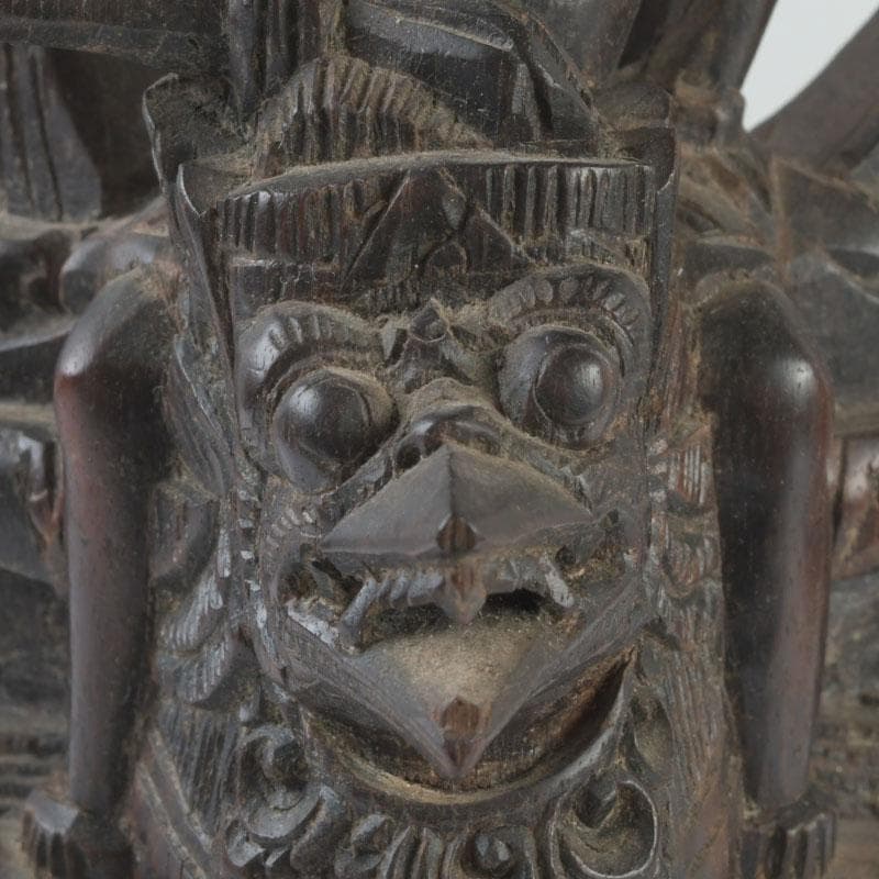 バリ島 インドネシア 木彫 ガルーダ像 置物 V 9380