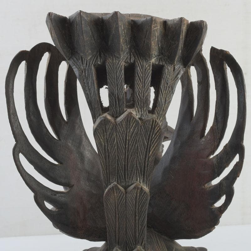 バリ島 インドネシア 木彫 ガルーダ像 置物 V 9380