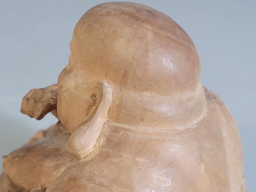 香木 白檀 刻 布袋 361.5g 保証