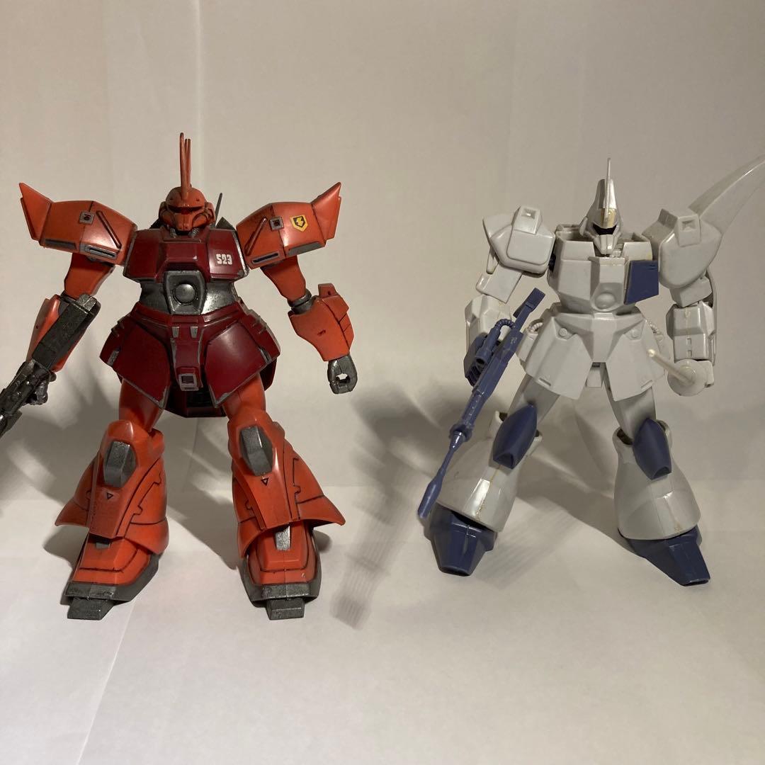 ジャンク】1/144ゲルググJ 1/144ガズL 旧キットガンプラ2体 - メルカリ