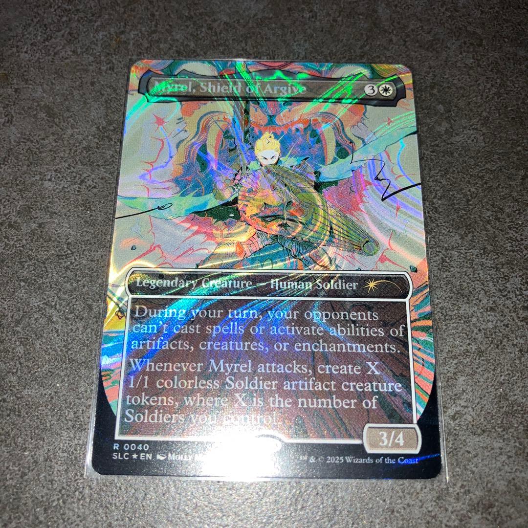 カ*ル様 アルガイヴの盾、ミュレル　ハローfoil 1枚　英語　MTG Foil】◇Prerelease◇《Myrel, Shield of Argive》[BRO] | hareruya