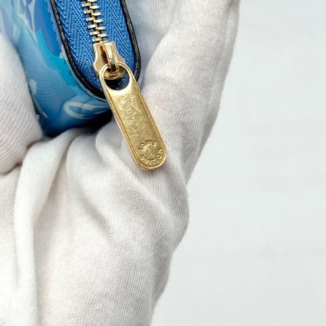 美品 ルイヴィトン M90587 モノグラム ヴェルニ フラワー パース