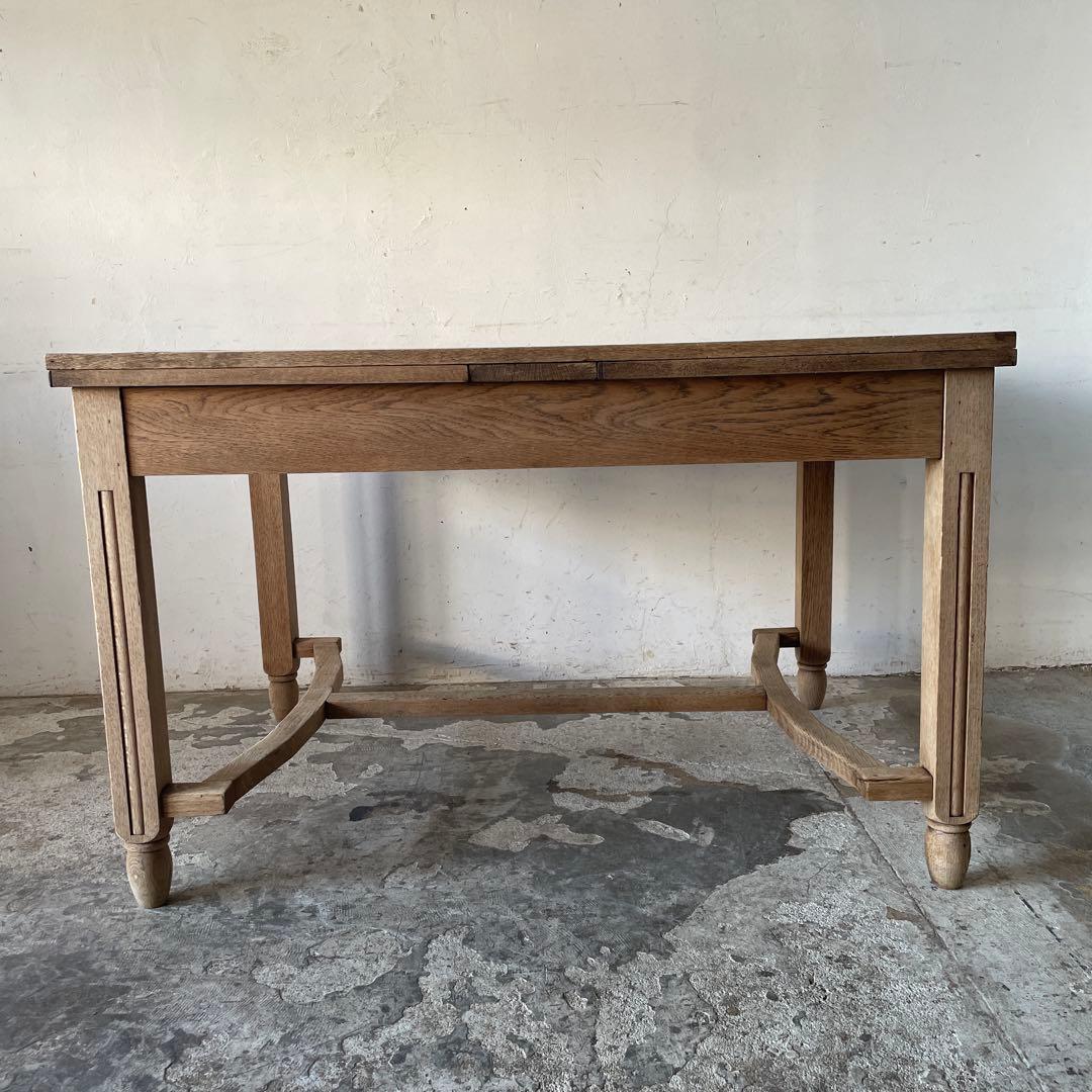 ビンテージ エクステンションダイニングテーブル 剥離