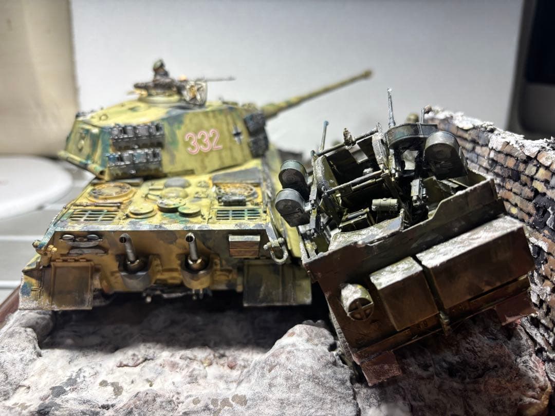 キングタイガー　M16ハーフトラック　歩兵