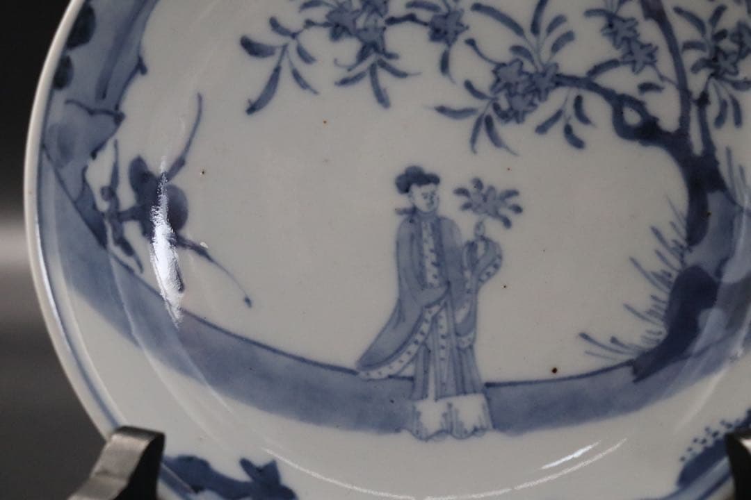 中国 明時代 染付仕女紋小皿 送料込み0908 - メルカリ