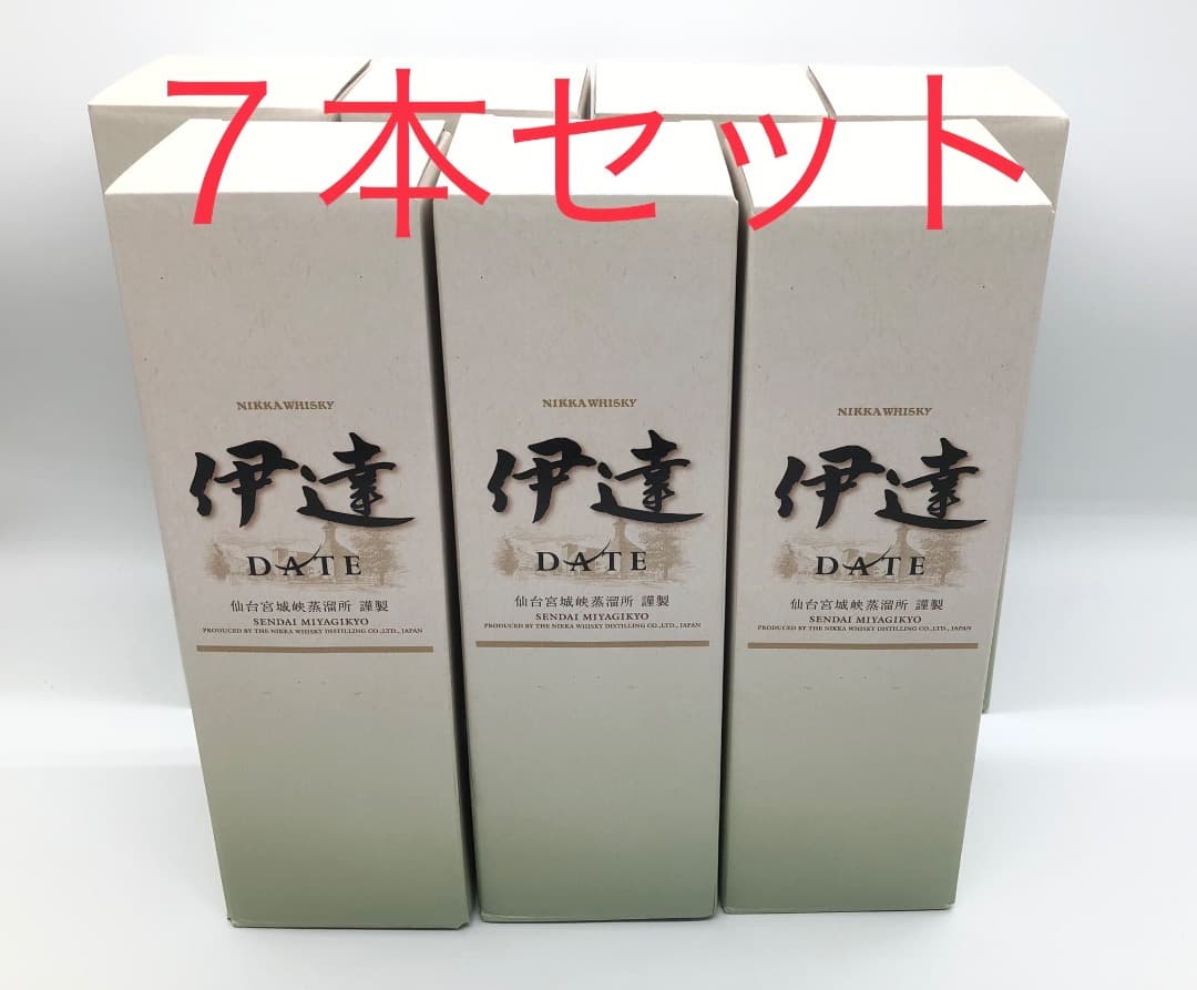 ニッカ 宮城県限定ウイスキー 伊達 宮城蒸溜所700ml 6本セット 宮城峡蒸溜