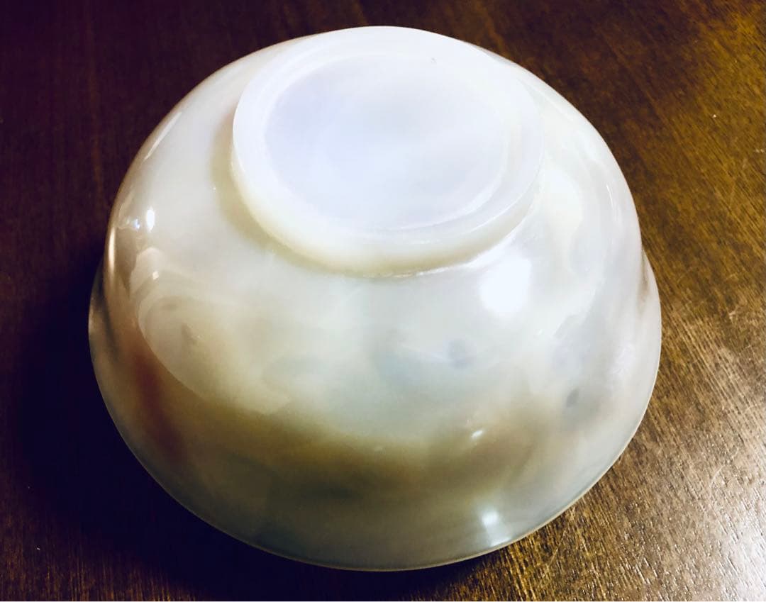 巧色玉椀 本瑪瑙 天然石 刳抜 一本彫り 中国骨董