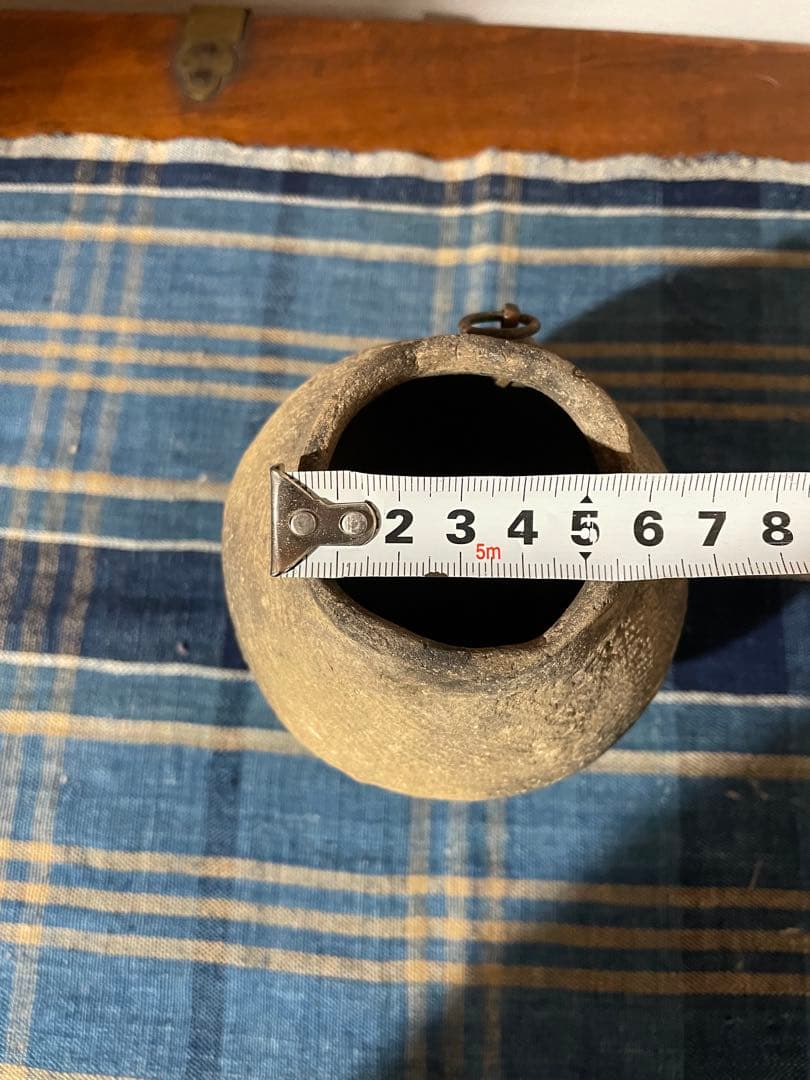 縄文 掛け花入れ 鐶付