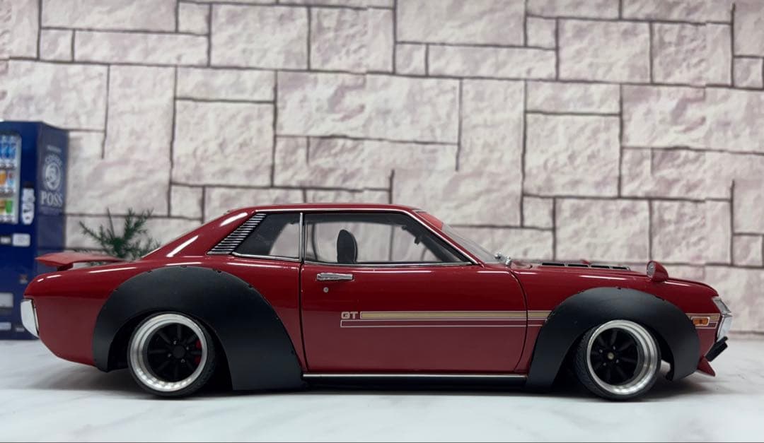 1/18ミニカー　オートアート　ダルマ　セリカ　ワークス　ワタナベ深リムカスタム