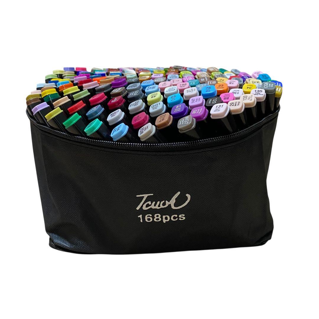 良品】Ohuhu 168色 アルコールマーカー