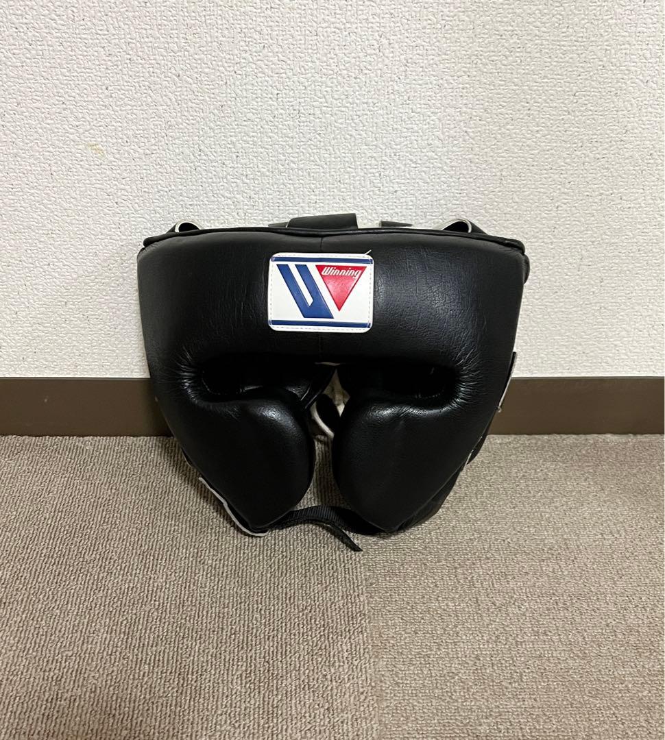 Winning ウイニング ボクシング ヘッドギア Lサイズ 黒金 別注品③