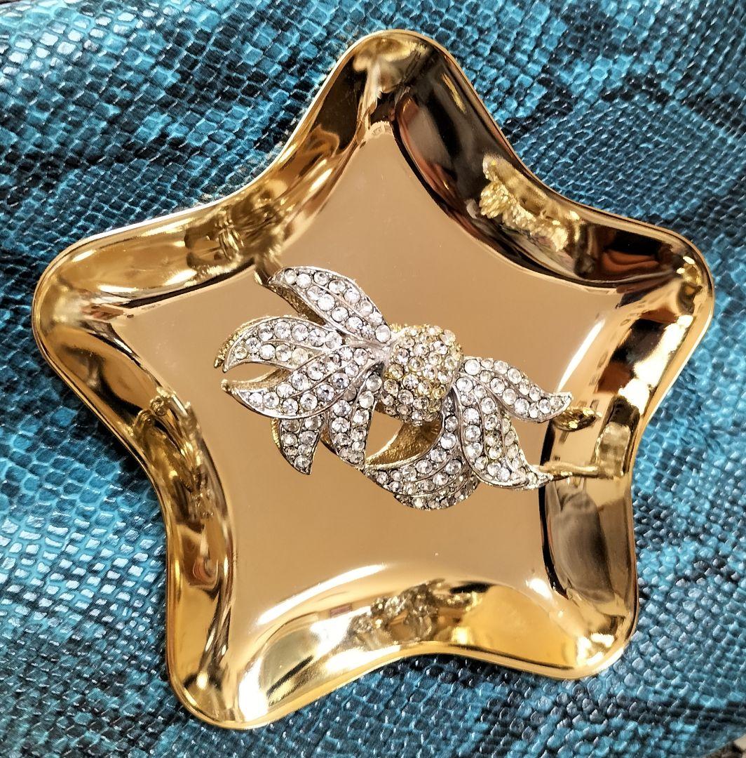 超美品✨《JS PARIS》✨ヴィンテージ ジュエリー レトロ リボン♡ブローチ