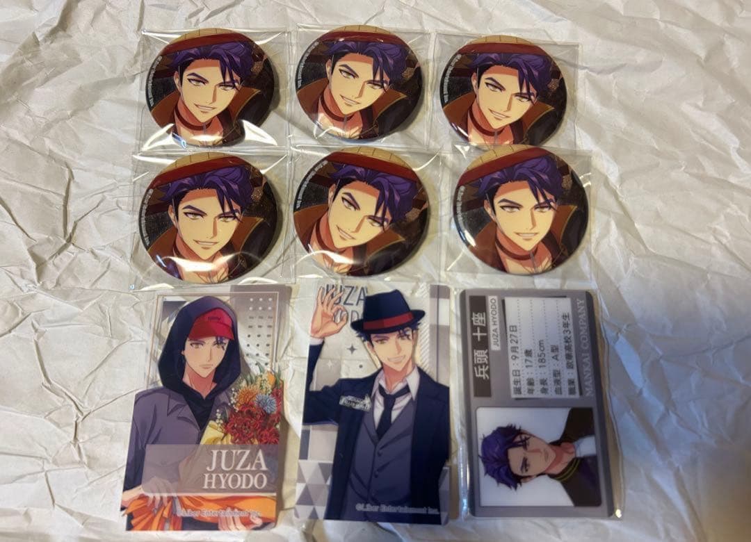 A3! 兵頭十座 6個 キャラバッジコレクション - メルカリ