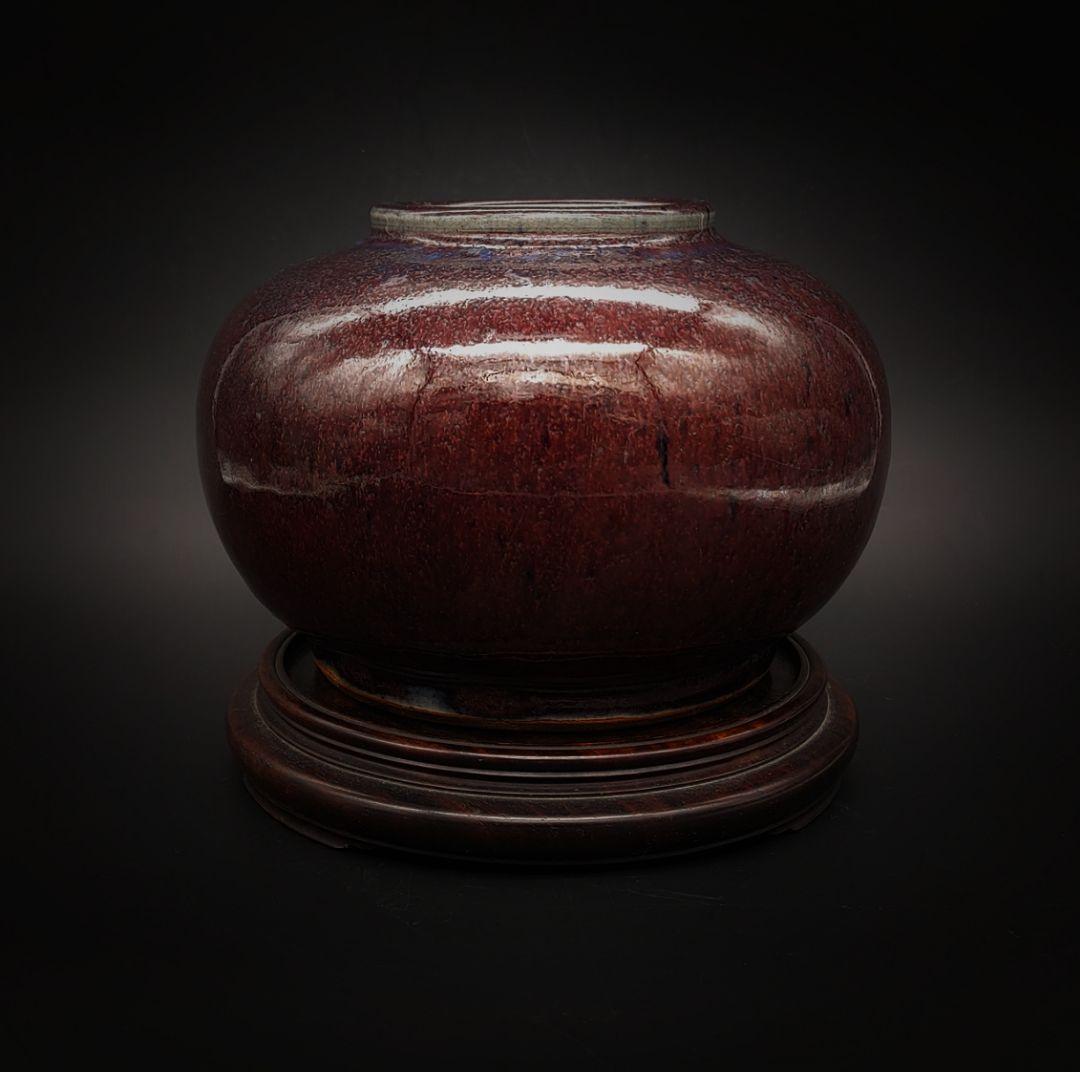 中国美術 古玩 宜钧釉花瓶 壺 置物 中国美術 古玩 宜钧釉花瓶