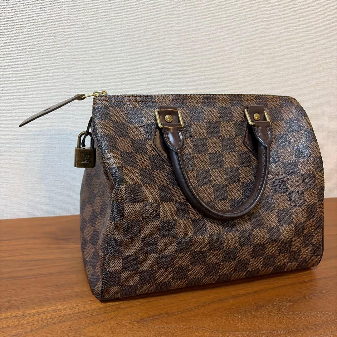 【値下げ】美品 LOUIS VUITTON ダミエ スピーディ25 ハンドバッグ