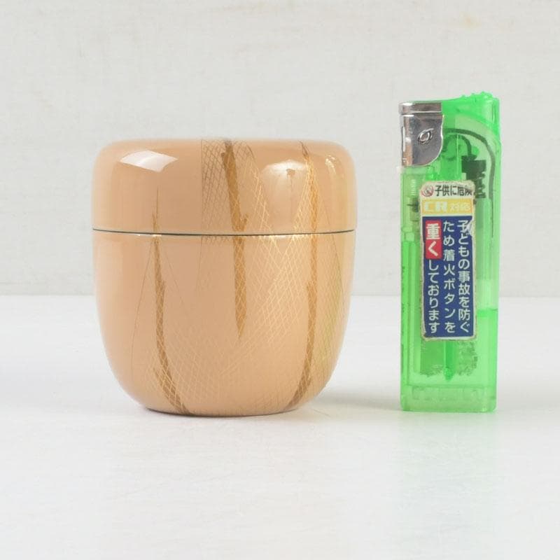 茶道具 越前蒔絵師 宮田宗景作 金蒔絵 棗 共箱 V 9838 - メルカリ