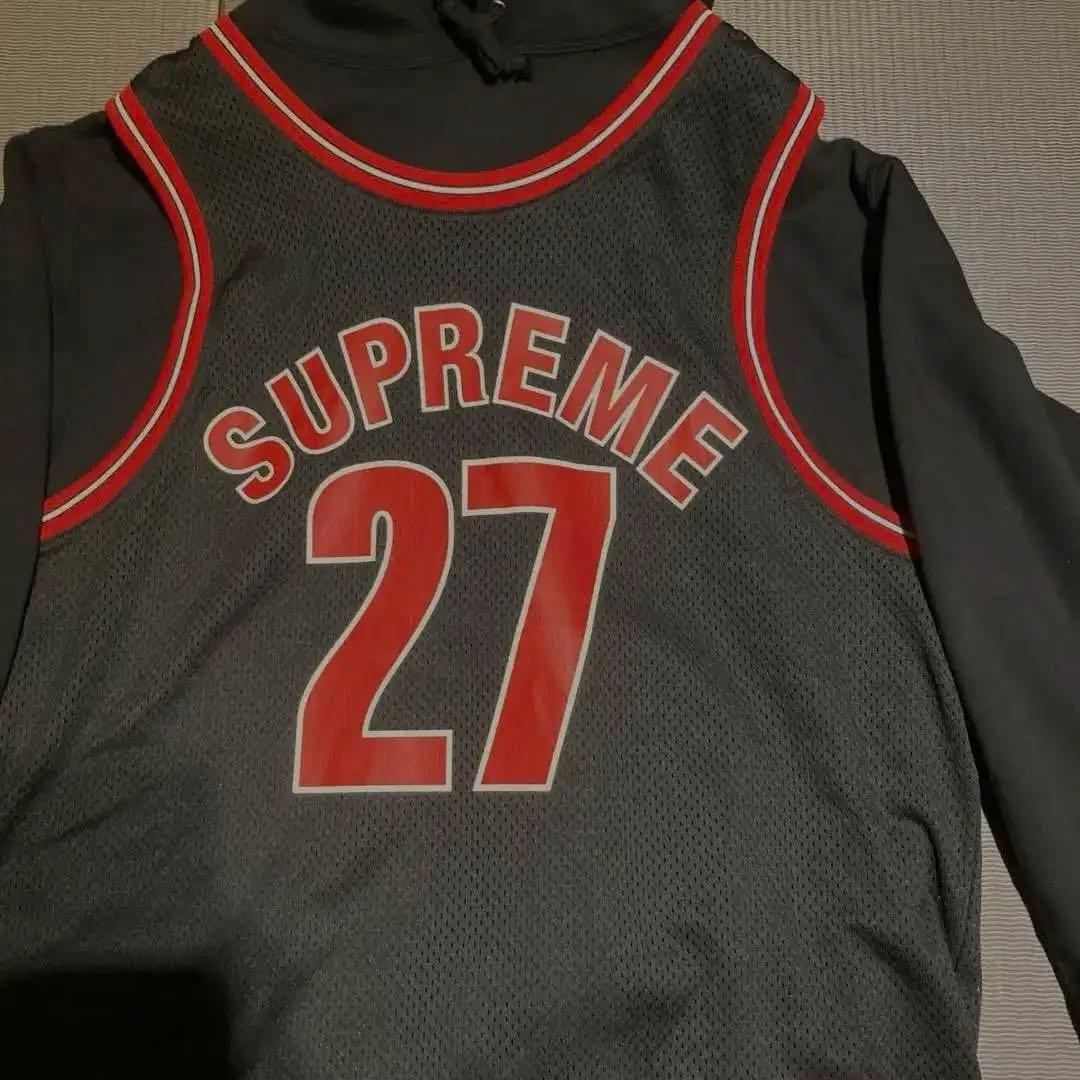 ✨*✨様 シュプリーム　レイヤード ベスト パーカー L 美品