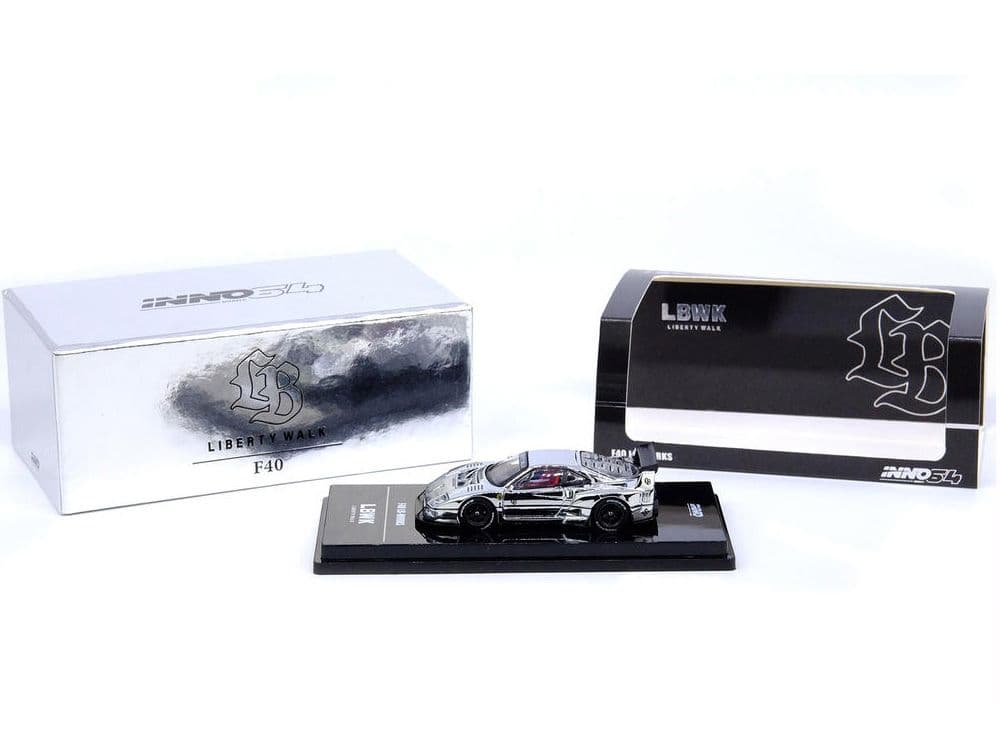 リバティウォーク フェラーリF40 (クロームシルバー)