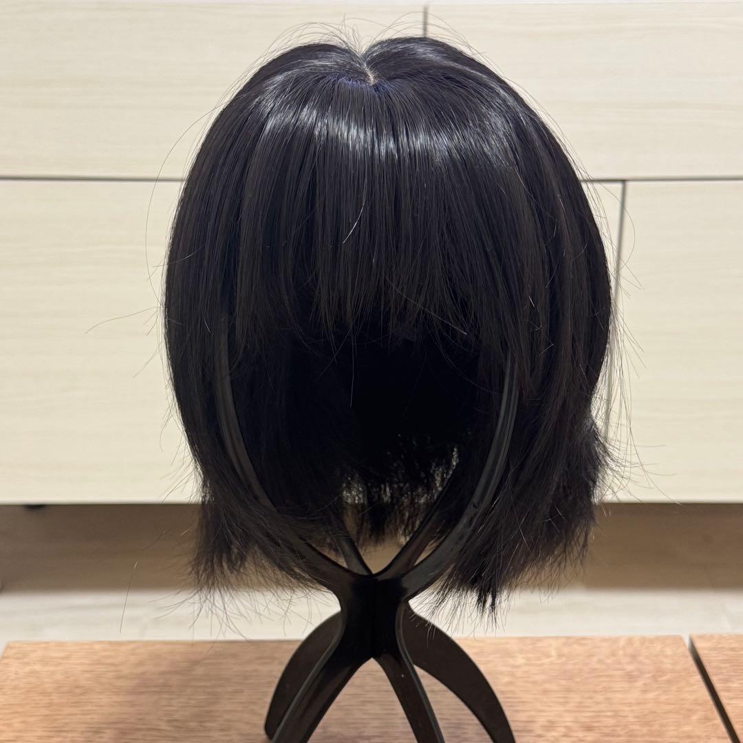 アクアドール 人毛ミックスウィッグ ショートボブ 美容師カット済み