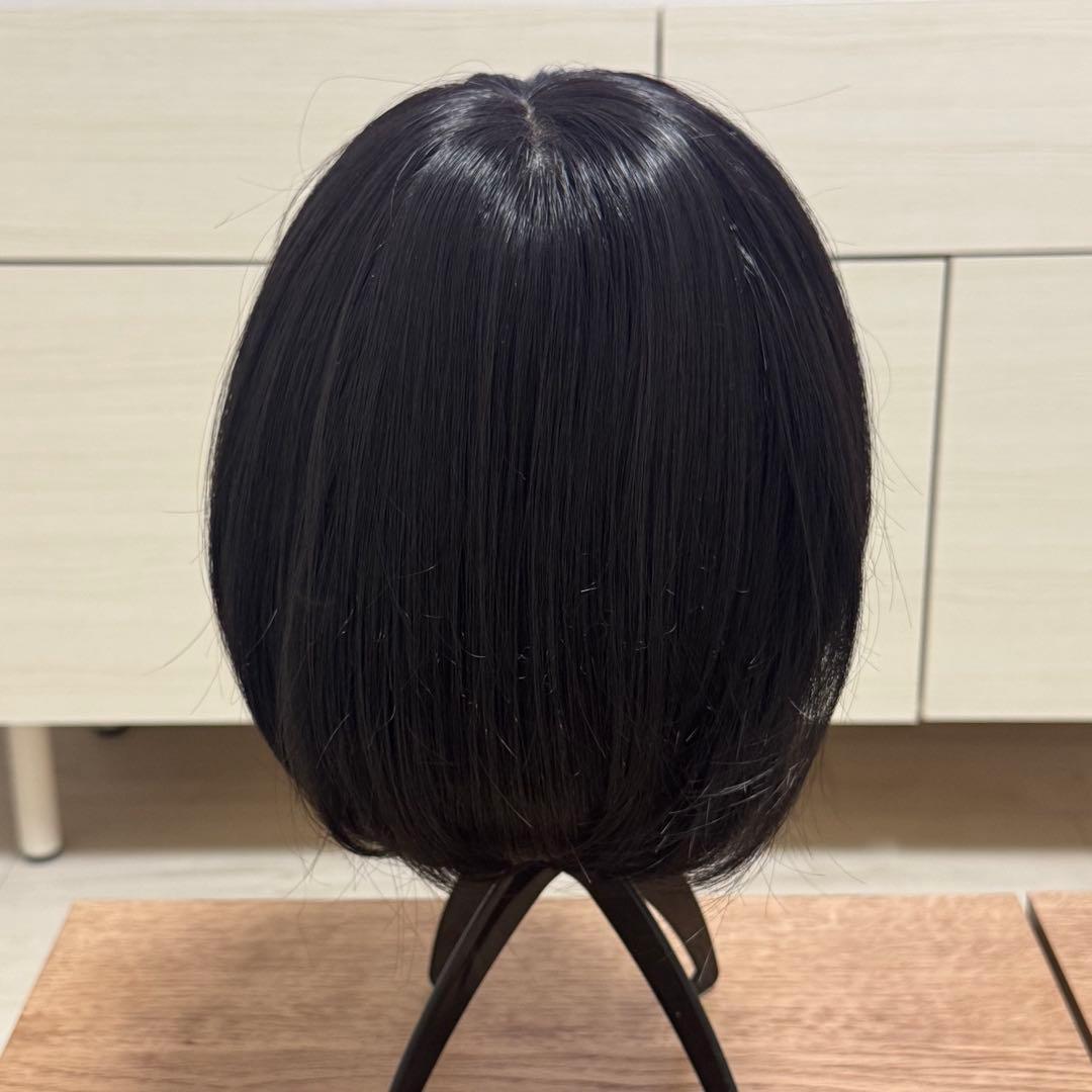 アクアドール 人毛ミックスウィッグ ショートボブ 美容師カット済み