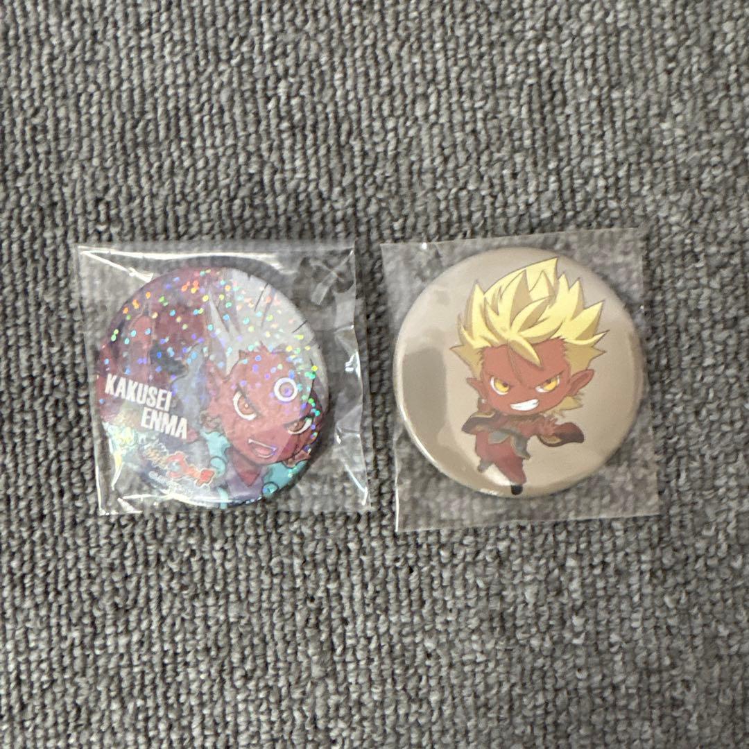 妖怪ウォッチ 缶バ エンマ大王 覚醒エンマ キャラウムカフェ - メルカリ