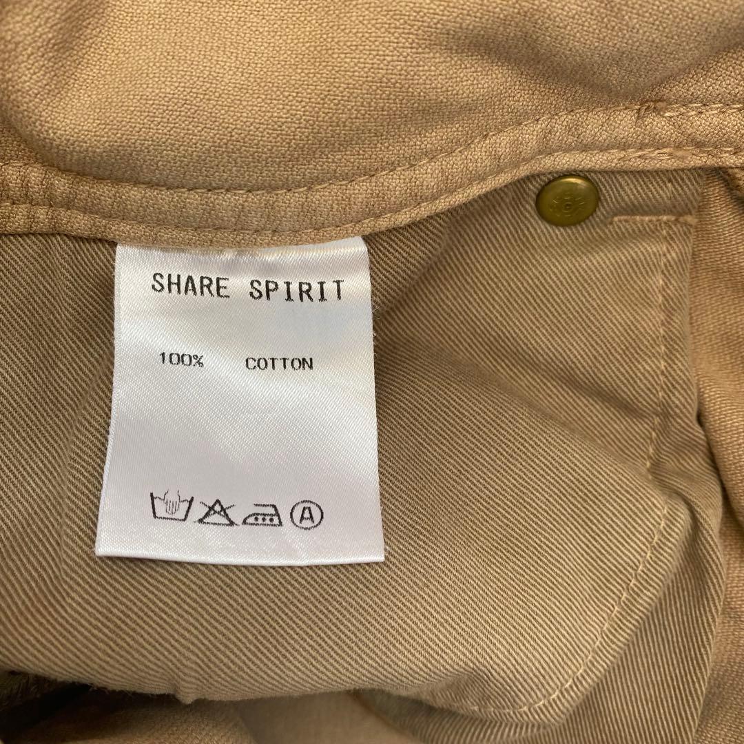 share spirit レースアップ パンツ 38 シェアスピリット 日本製