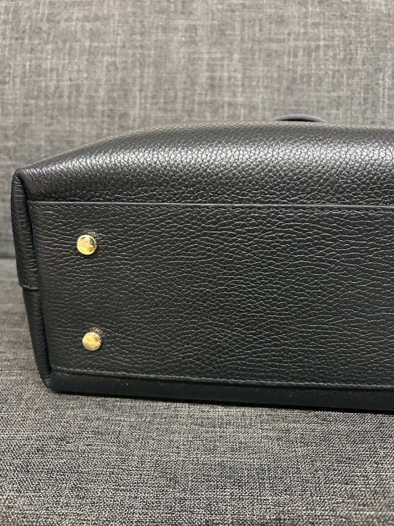 【美品】Miros 2way レザーハンドバッグ