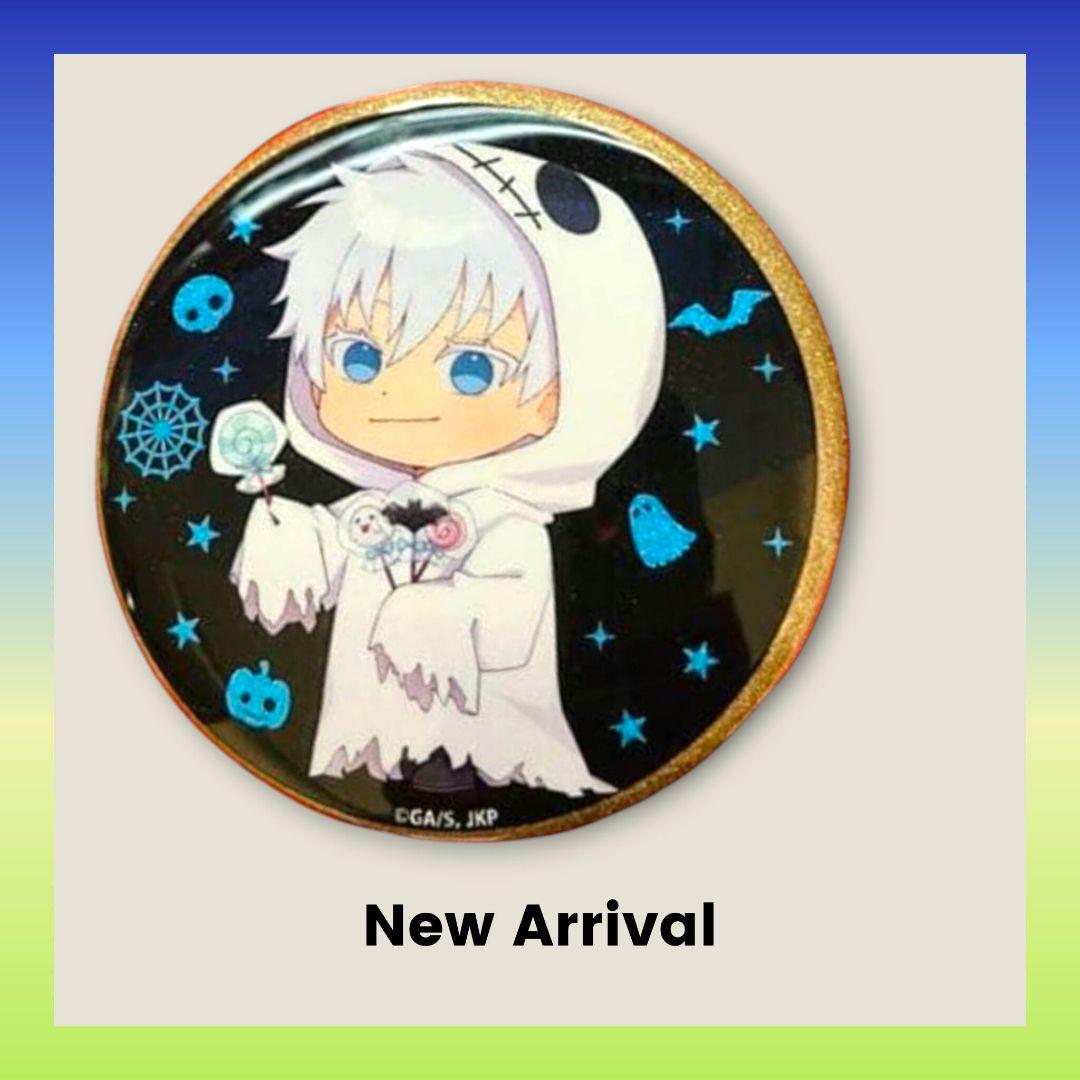 呪術廻戦 マルキューブ ハロウィンVer. グリッター 缶バッチ 五条 悟