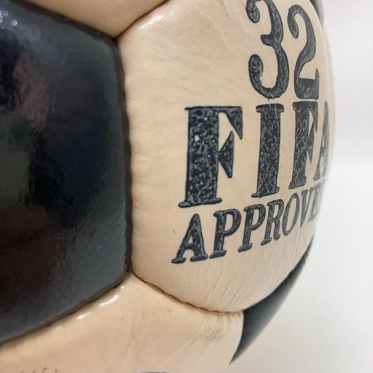 80's 本革手縫い サッカーボール PEACOCK ヴィンテージ 昭和レトロ