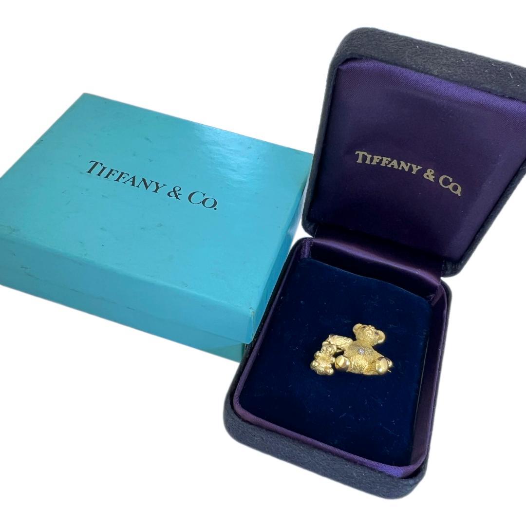 極美品 ティファニー ブローチ テディベア K18 ヴィンテージ 希少 レア