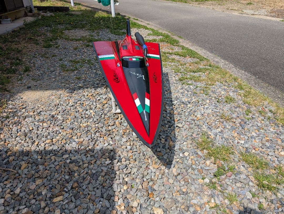 大型ラジコンボートデルタエース手渡し - メルカリ